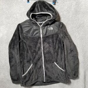 The North Face Oso Fleece Black Full Zip Hoodie‎ Jacket Girls XL